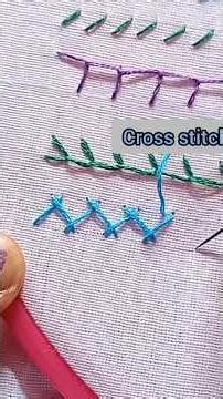 cross stitch #handembroidery #beginnersstitch