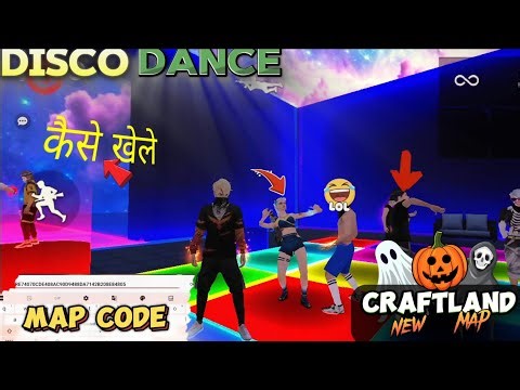 🔥 New DANCE CRAFTLAND MAP CODE in Free Fire! 💃 | FF New Dance Map Code 2025 | #freefire