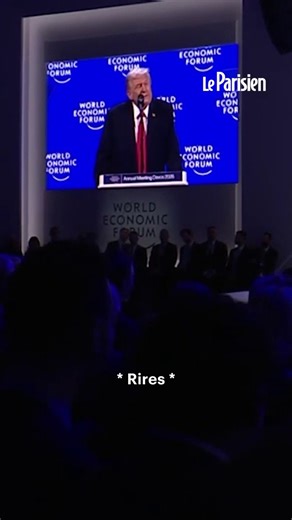 A Davos, lors de son discours, Donald Trump a ironisé sur le discours d'Emmanuel Macron prononcé la veille et s'est moqué de ses lunettes de soleil que le président français porte depuis quelques jours suite à un problème oculaire. "Je l'ai regardé hier avec ces belles lunettes de soleil... Qu'est ce qu'il s'est passé ? Mais je l'ai vu joué le dur à cuire", a raillé le président américain à la tribune du Forum économique mondial. | Le Parisien