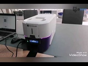 Démonstration imprimante Entrust Sigma Ds1- Idcode Maroc