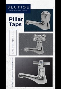 Simplicity meets function, timeless Pillar taps for any bathroom or kitchen. Find a stockist: https://bit.ly/Blutide-Stockists | BluTide Sanitaryware