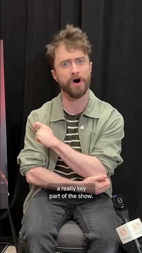 Daniel Radcliffe on starting every show in the audience