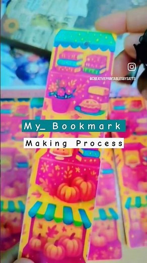 How to create a bookmark | diy bookmark making Process for my small business #bookmarksforsale