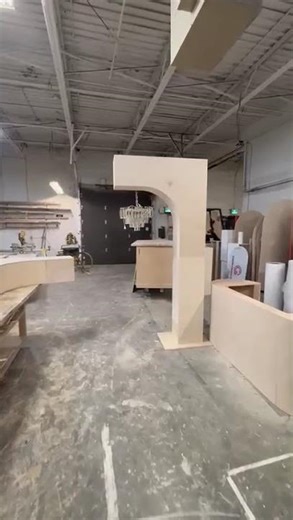 Custom Wood Structure Build | Modern Backdrop Frame by Decoratus US