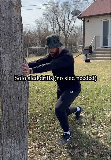 Effective Solo Sled Drills for Defensive Linemen