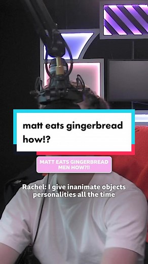 who else eats a gingerbread man from behind!? 😭 #radio1 #shrek #gingerbread