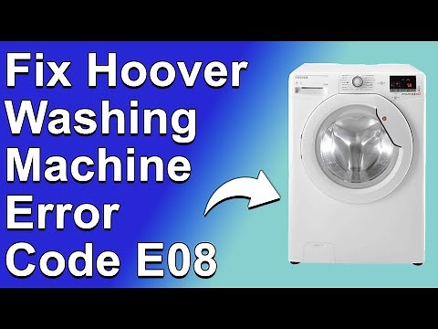 Hoover Washing Machine E08 Error Code (What It Means, Common Causes, And The Best Way To Solve It)