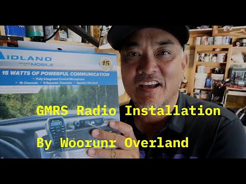 GMRS Radio Installation. Detailed Installation Video in a 4Runner but can apply to any vehicle.