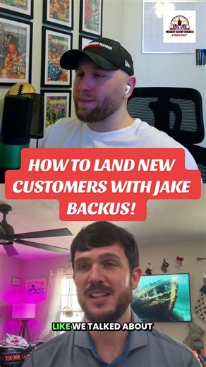 Learn how large W2 freight broker Jacob Backus lands new customers. This is the secret JB Sauce. #Freight #Freightbroker #trucker #Freightagent #logistics