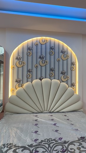 DC Design Culture on Instagram: "# bedroom bed back design # #blessed to design the half round concept.."