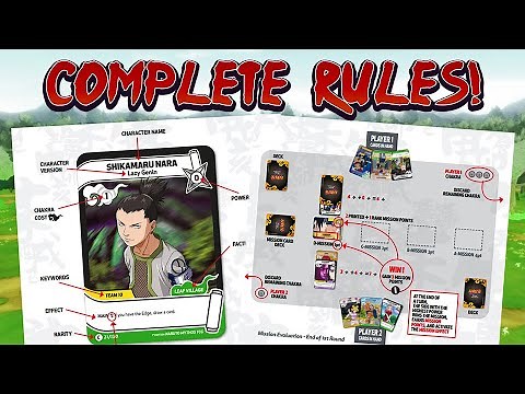 How to Play - Naruto Mythos Trading Card Game!