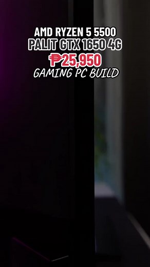 42 reactions · 10 comments | AMD Ryzen 5 x GTX 1650 Gaming PC Build at 25K only ❄️ #fyp #GamingPc #pcbuild #techtok | DC Gaming Computer Setups - Imus Branch | Facebook