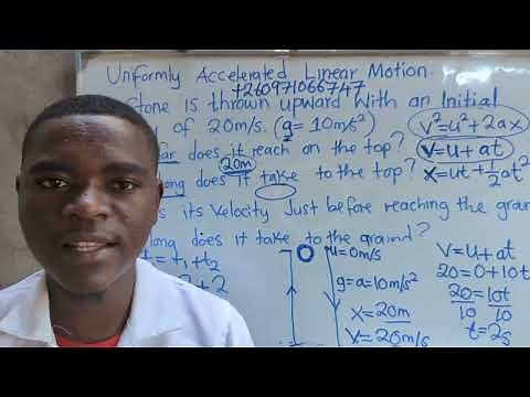 Physics : Linear Motion - Exam Question || Harrison J Zulu Tutor