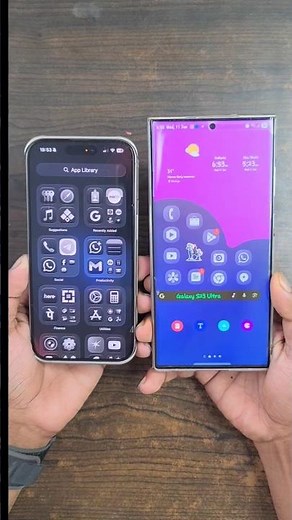 iOS 26 vs One UI 7: Glass Icon vs Glass Icon #shorts #oneui #ios26