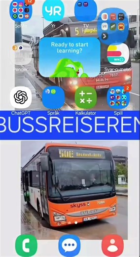 Åpner den nye Skyss-appen for første gang. 😃