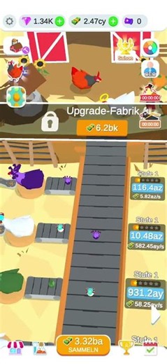 Android game Egg Factory IDLE Clicker Chickens Update 188 #gaming #shorts #chicken #update #660