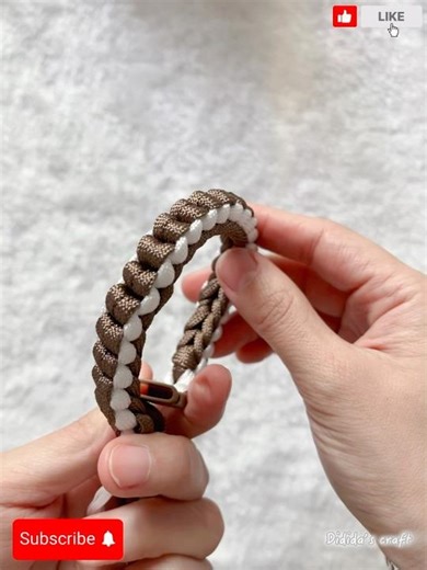 丈夫で可愛い❣️ ブレスレットにもストラップにも#diy Strong & Beautiful for Bracelets #satisfying #macrame #craft#shorts