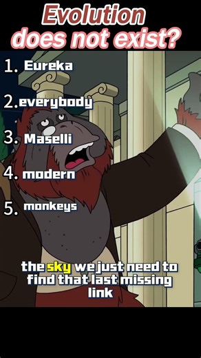 Evolution does not exist?