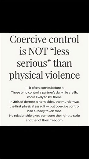 Coercive control often hides in plain sight — it can look like affection, worry, or a simple “I just want to know where you are.” Yet, over time, it strips away a person’s autonomy, safety, and sense of self. When someone decides who you can meet, what you wear, or how you spend your time, that’s not love — it’s control. The manipulation is rarely obvious; instead of direct prohibitions, punishment and criticism are used to shape behaviour. This subtle conditioning becomes a cycle of fear and co