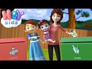 Reducem, reclicam, refolosim ♻️🌍 Cantece educative pentru copii - HeyKids