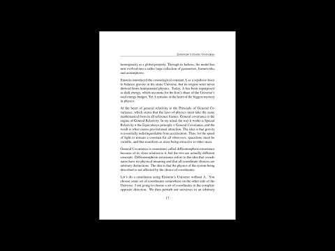 The Universe Is Not Expanding - Chapter 1: Einstein's Static Universe