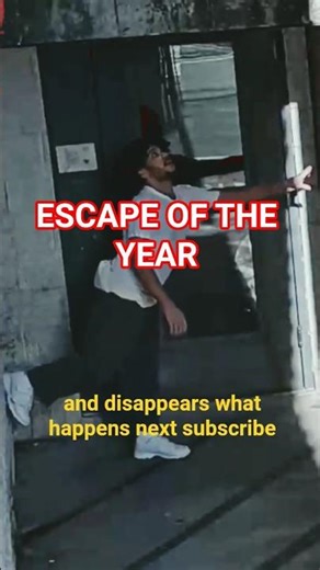 Unbelievable Prison Escape Caught on Camera 😳 #prisonescape