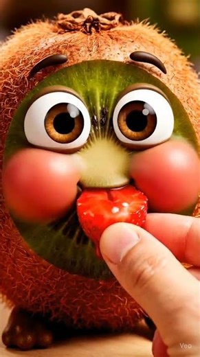 Cartoon Fruit Eating Sounds | Cute Munch ASMR 🌈