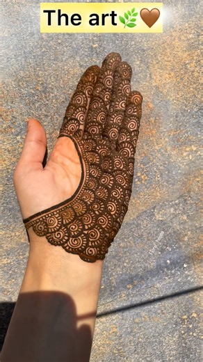 Fatima🪐 on Instagram: "#hennalove #trending #🤎 🌿#mehndimagic✨❤️"