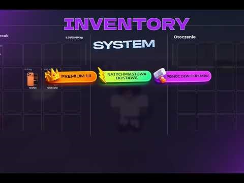 INVENTORY SYSTEM I FEXO SHOP ROBLOX STUDIO