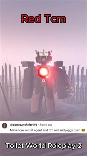 Different Colour of Characters Toilet World Roleplay 2 #roblox #skibiditoilet #gameplay #shorts