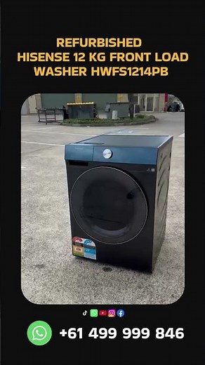 Refurbished Hisense 12kg Washer in Brisbane | Only $699 | Lucky White Goods