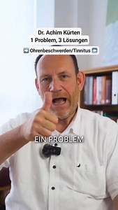2.6K reactions · 122 comments | Kannst du alle 3 Tipps schon? Tinnitus ist stets ein Signal für Stress. Im Urlaub tritt er nicht auf, sondern er entsteht meist durch den Druck im Alltag. Lass mich in den Kommentaren wissen, ob dir die Tipps geholfen haben und zu welchen Beschwerden ich als Nächstes ein Video machen soll! | Dr. med Achim Kürten | Facebook