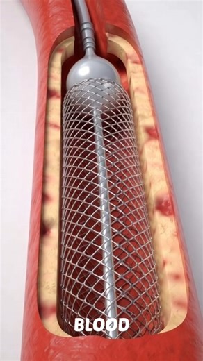 What Really Happens During a Heart Stent Procedure. #bodyscience #facts #science #humanheart.