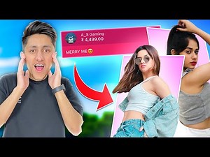 Super Chat Prank On Free Fire Youtubers 😂 Giving Them Challenges - A_s Gaming