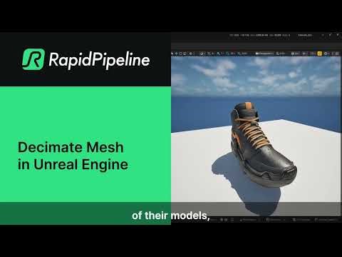 Reduce Polygon Count Fast with Decimation | Unreal Engine