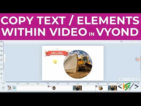 How to Copy Text / Elements from One Scene to Another Within Video in Vyond