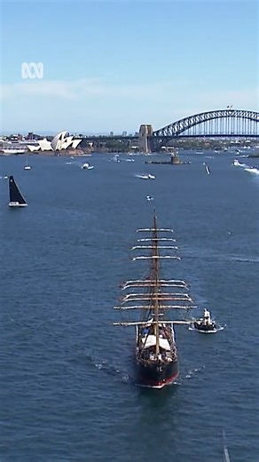 The tall ship James Craig sailed out onto Sydney Harbour on Sunday. Here’s a look. The ship was built as the Clan Macleod in England in 1874. It was renamed the James Craig in 1905. It has served as a museum ship since 1972 and is usually docked in Darling Harbour. #ABCNewsNSW #Sydney #JamesCraig | ABC Sydney