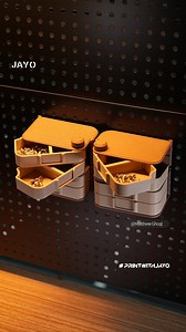 #printwithjayo End the screw chaos 🔩 This modular 3D printed storage box snaps together endlessly and hangs perfectly on your pegboard. Filament: JAYO PLA Wood File: Makerworld-MatthewGhost #3dprinting #organizer #tools #fdmprinting #jayo | JAYO