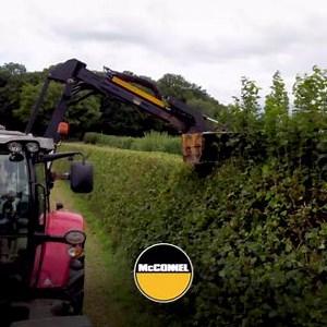 Save time, reduce wheelings and increase output with a McConnel TwinCut flailhead Available in 1.2m or 1.5m cutting width. Contact your McConnel dealer for further details or visit mcconnel.com. #McConnel #PowerArm #Twincut #hedgecutting #hedgetrimming | McConnel