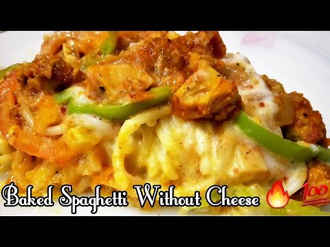 Baked Spaghetti Without Cheese Recipe By Family Food