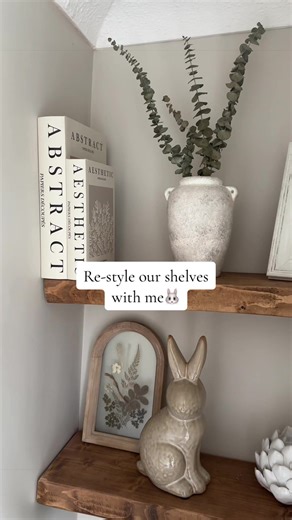 Spring-Inspired Shelf Makeover Ideas
