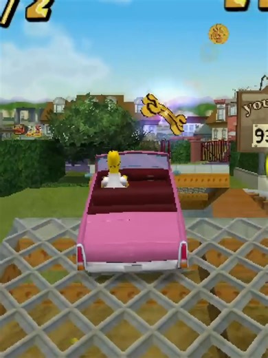 Speeding through Springfield! · The Simpsons: Hit & Run (PlayStation 2, Radical Entertainment, 2003) #retrogames #nostalgia