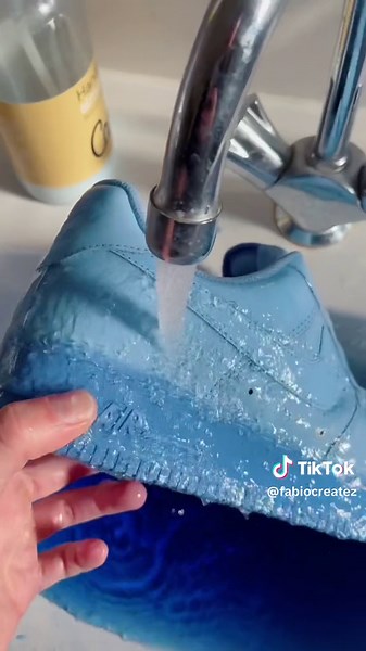 Dip Your Nike Air Force 1's: Blue Ice Edition