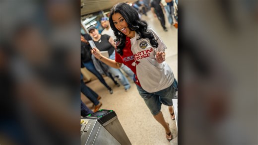 Cardi B has some advice for subway riders: 'Keep it cute, and keep it moving.'
