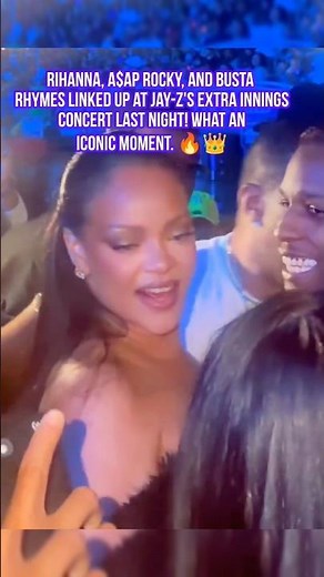 Rihanna and A$AP Rocky Steal the Show at Jay-Z's Concert! 🔥 #rihanna #asaprocky #jayz