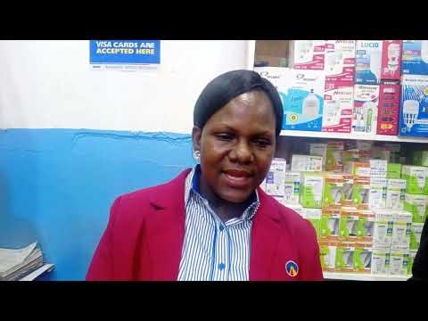 Centenary bank launched post macharts machine at Abra supermarket