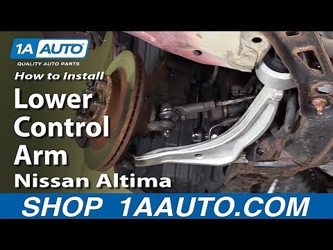 How to Replace Control Arm with Ball Joint 02-06 Nissan Altima