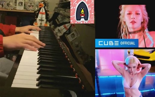 【搬运】泫雅Roll Deep Piano Cover By Amosdoll Music