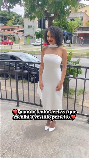 Quando tenho certeza que escolhi o vestido perfeito.❤️