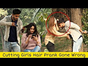 Cutting Cute Girls Hair Prank @ThatWasCrazy